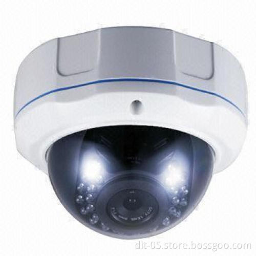 Vandal-proof Dome Camera with Night Vision Up to 83ft (25m)